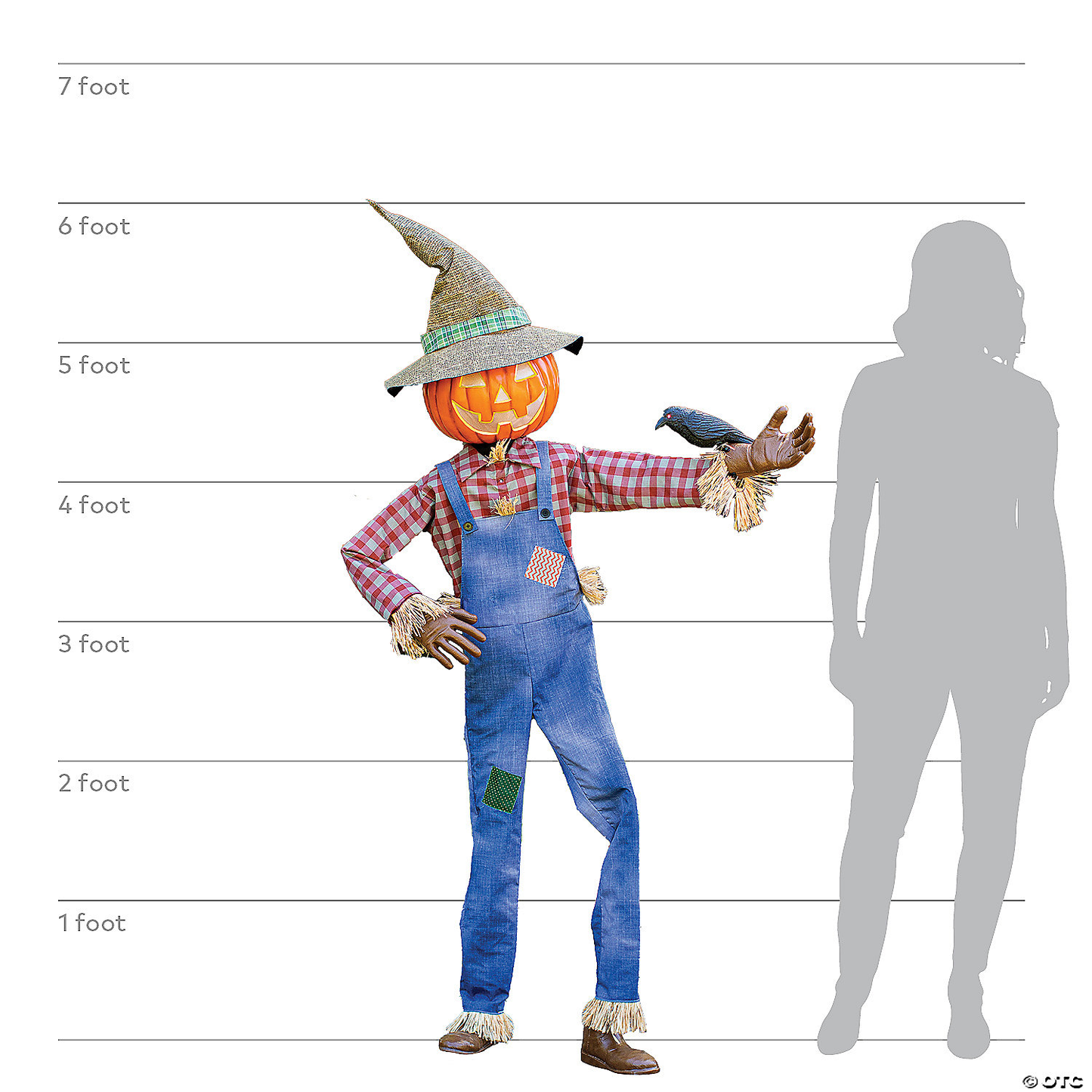 2024 NEW 6 ft. Animated Whimsical Scarecrow