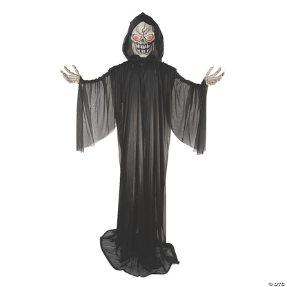 2024 NEW 7' Standing Animated Reaper Halloween Decoration