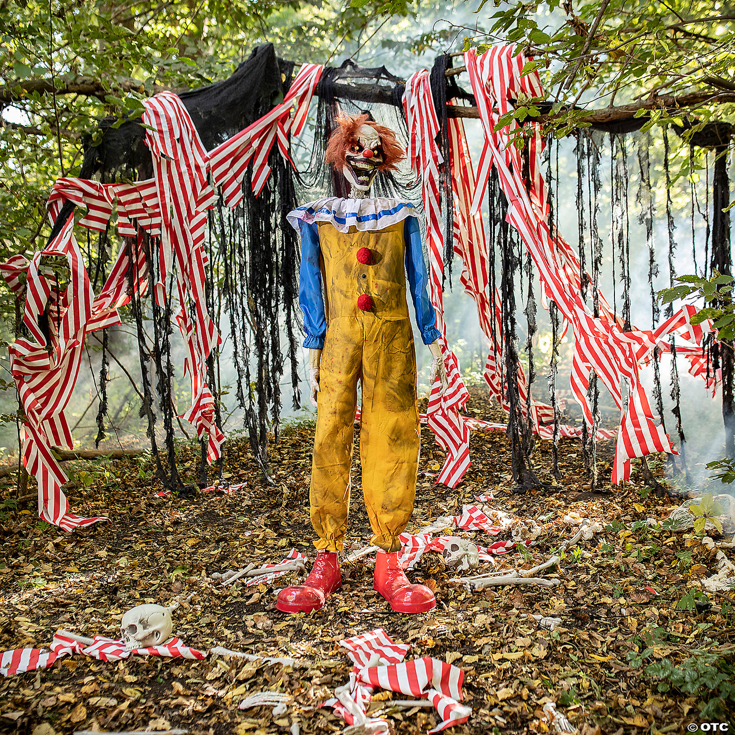 2024 NEW Animated Twitching Clown Halloween Decoration