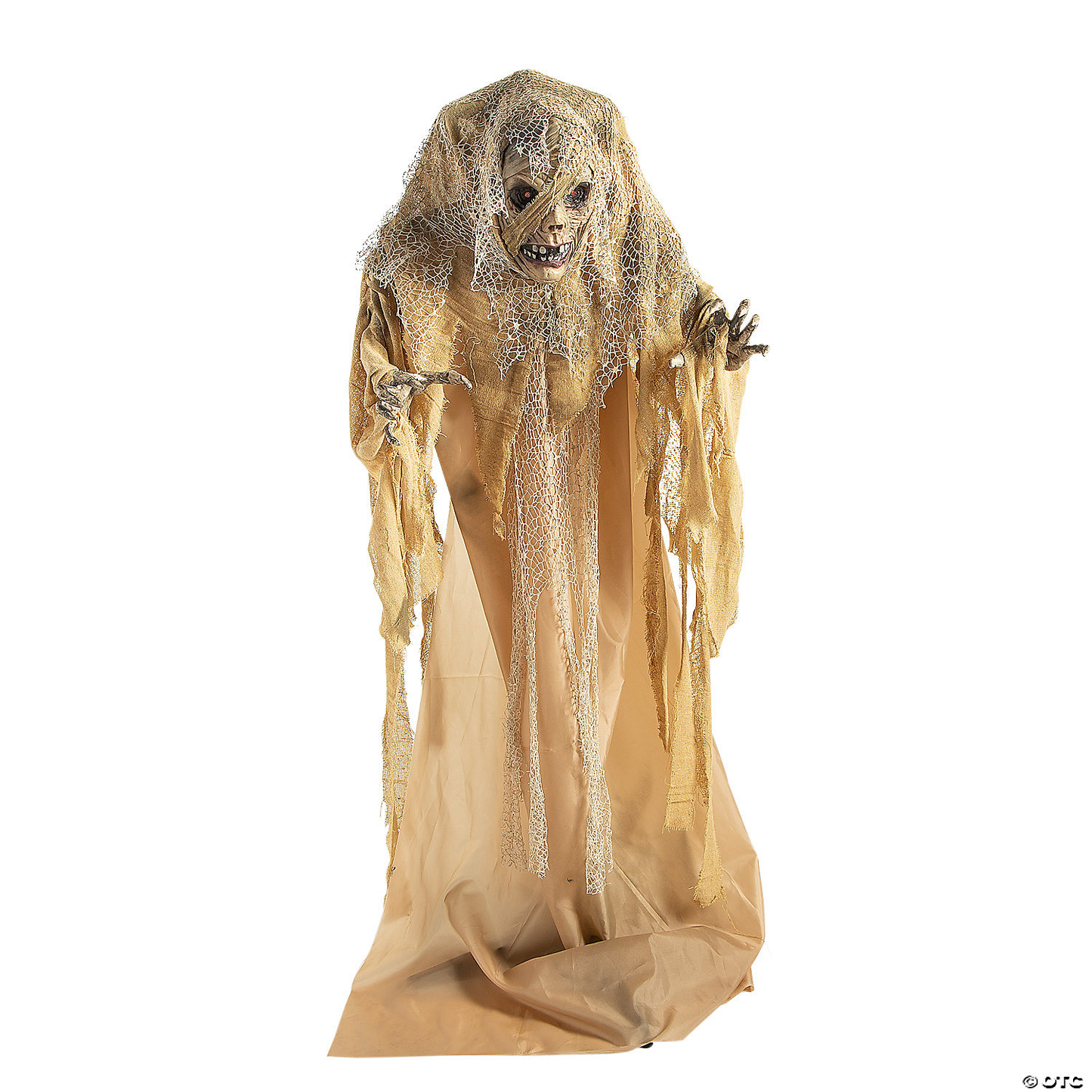 2024 NEW 5' Animated Shaking Mummy Standing Halloween Decoration