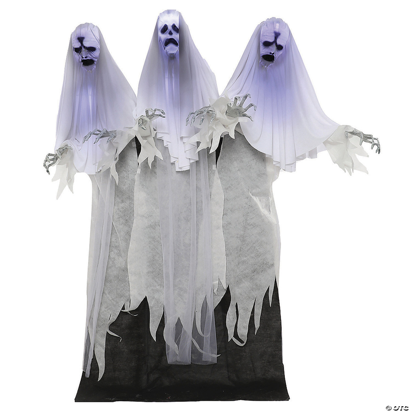 2024 NEW 6' Animated Haunting Ghost Trio Decoration