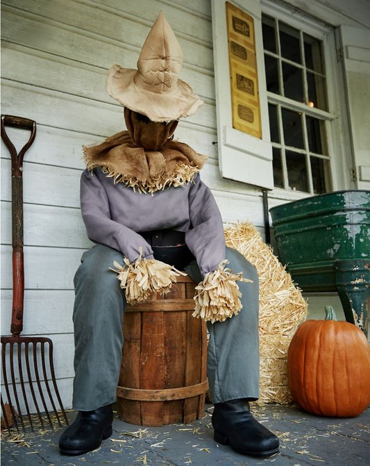 4.5 Ft Sitting Scarecrow Animatronic